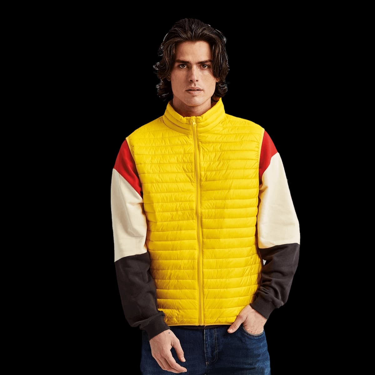 Tribe fineline padded gilet
