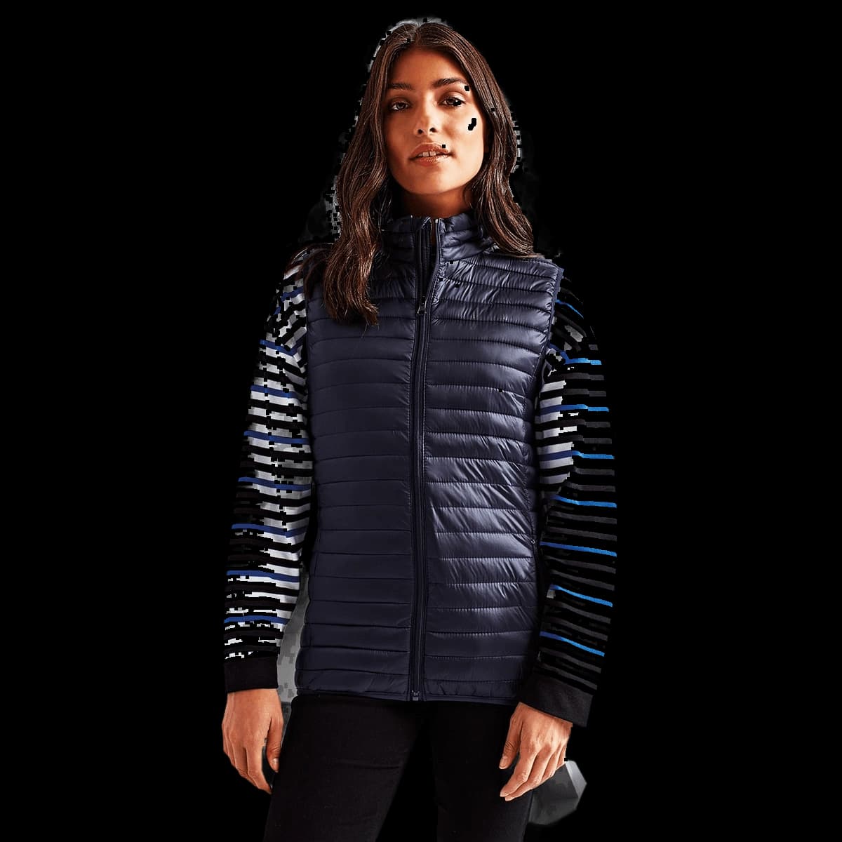 Women's tribe fineline padded gilet