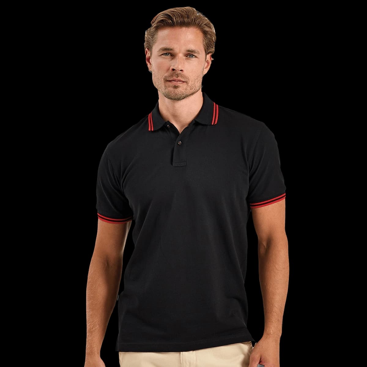 Classic fit tipped polo