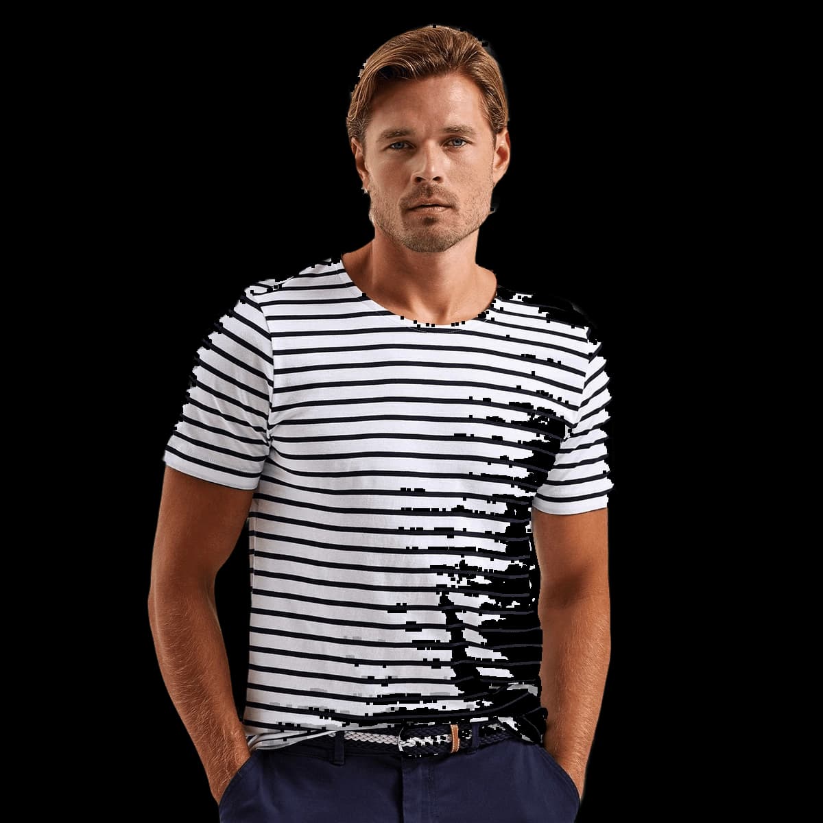 Men's Marinière coastal short sleeve tee