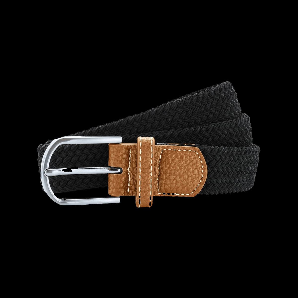 Braid stretch belt
