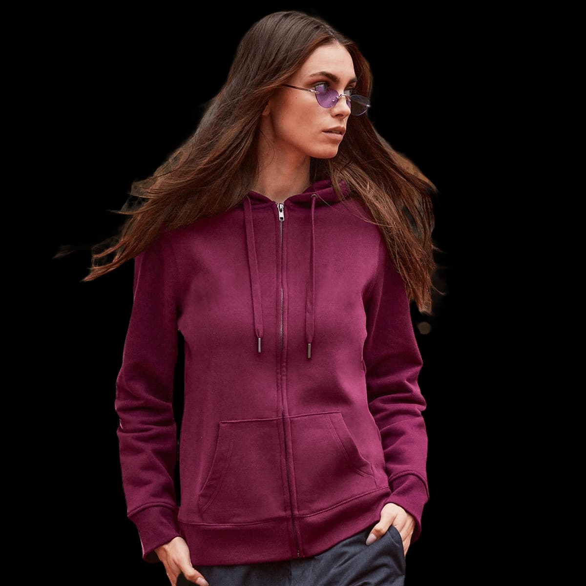 B&C Queen zipped hooded