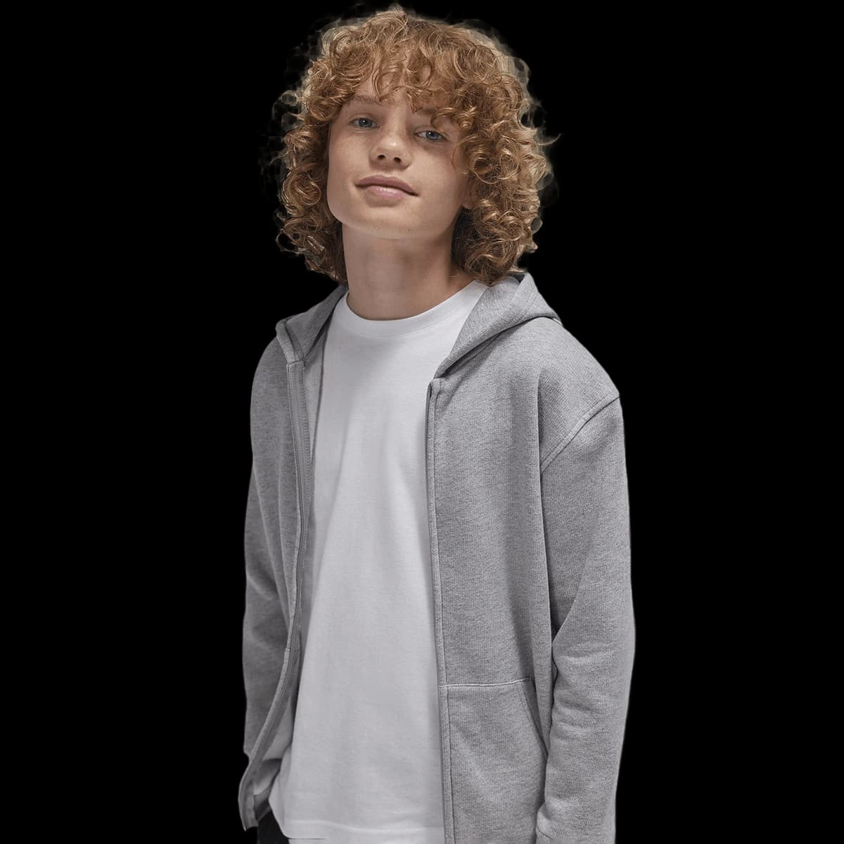 B&C ID.334 zip hoodie /kids