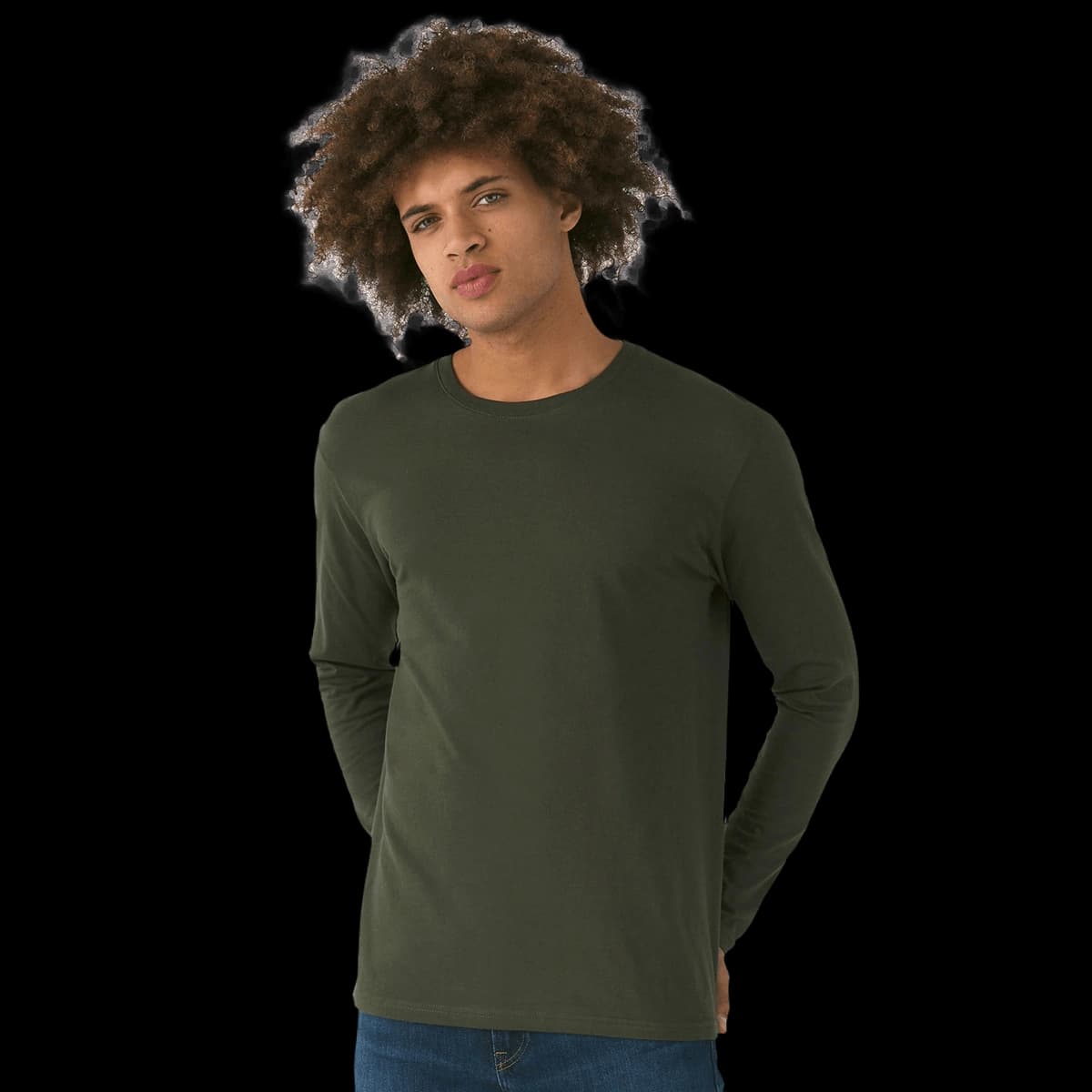 B&C #E150 long sleeve