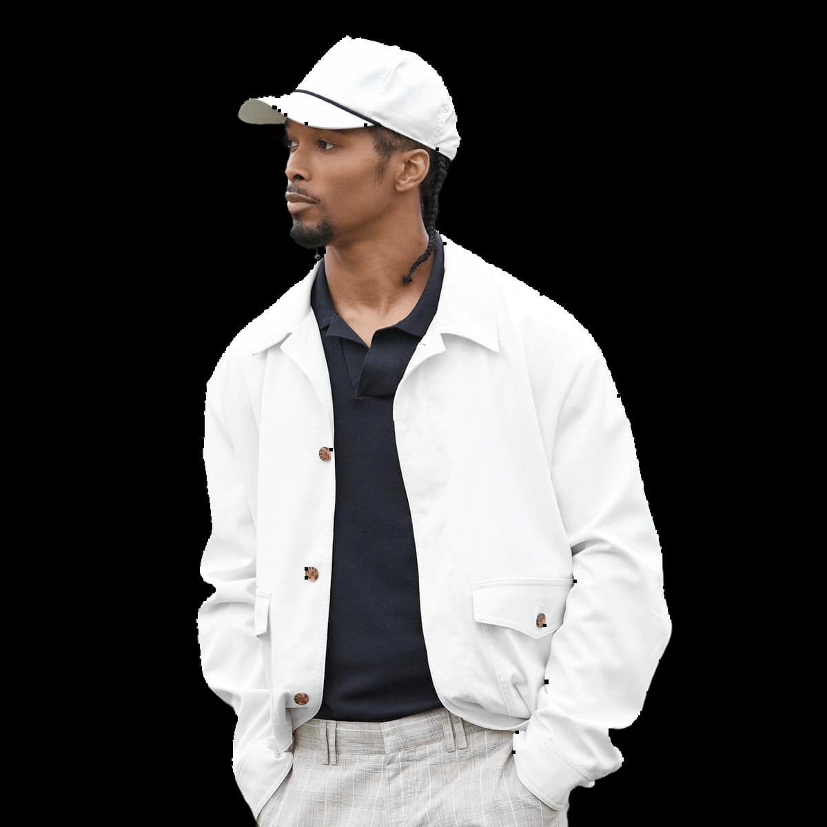 Rope detail golf cap