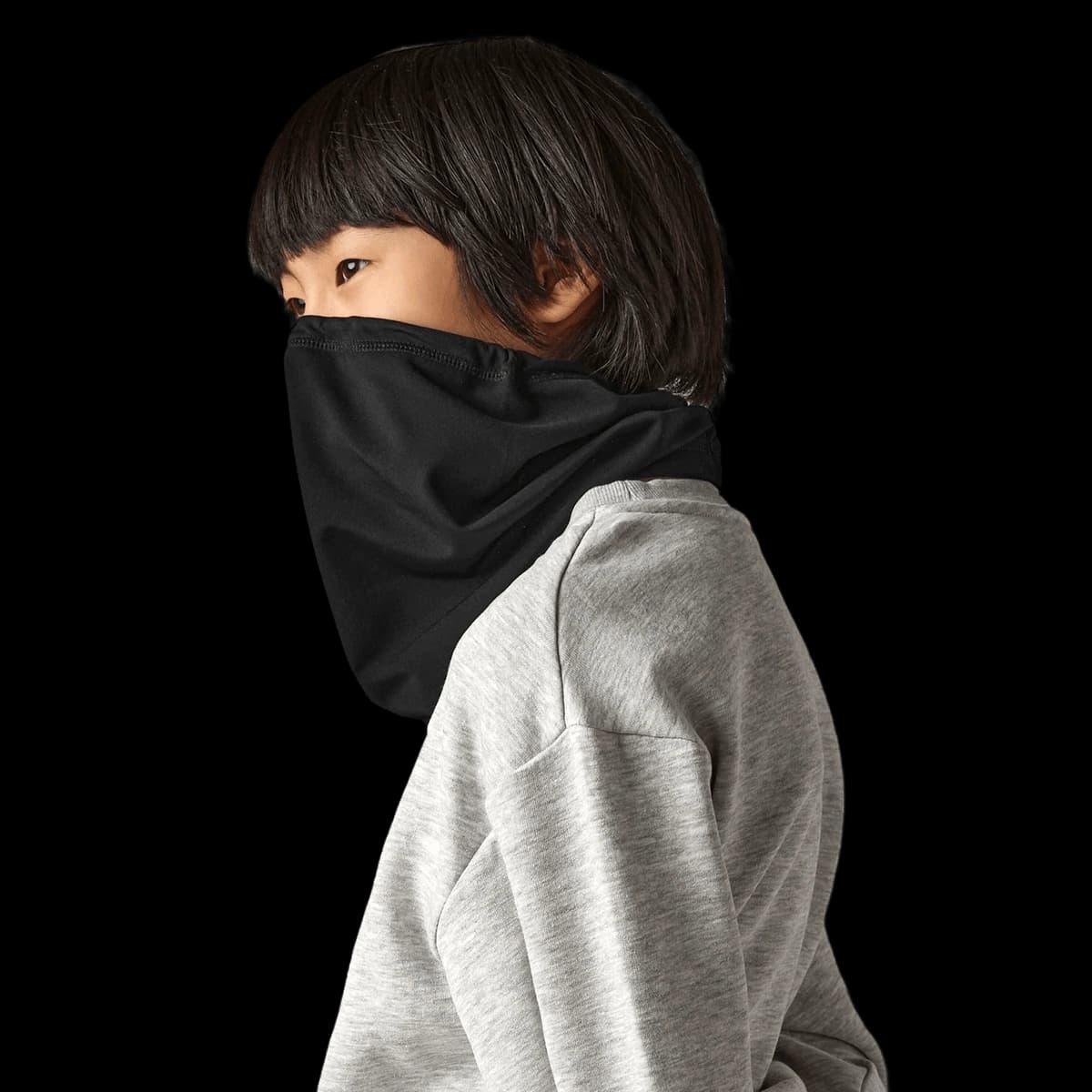 Junior softshell sports tech neck warmer