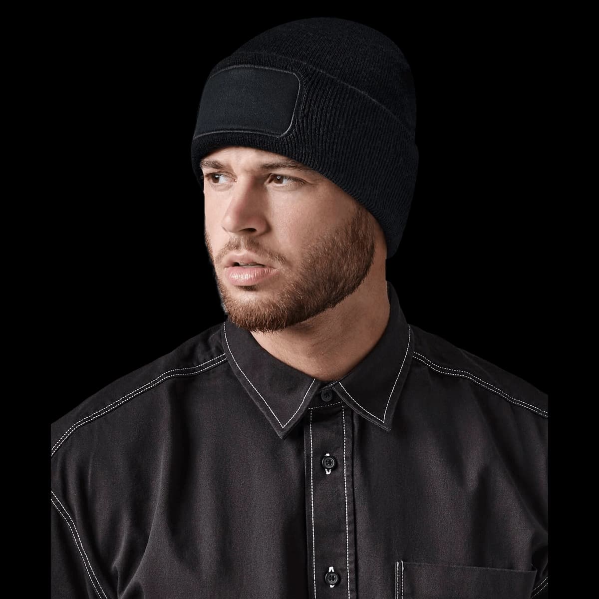 Recycled original patch beanie