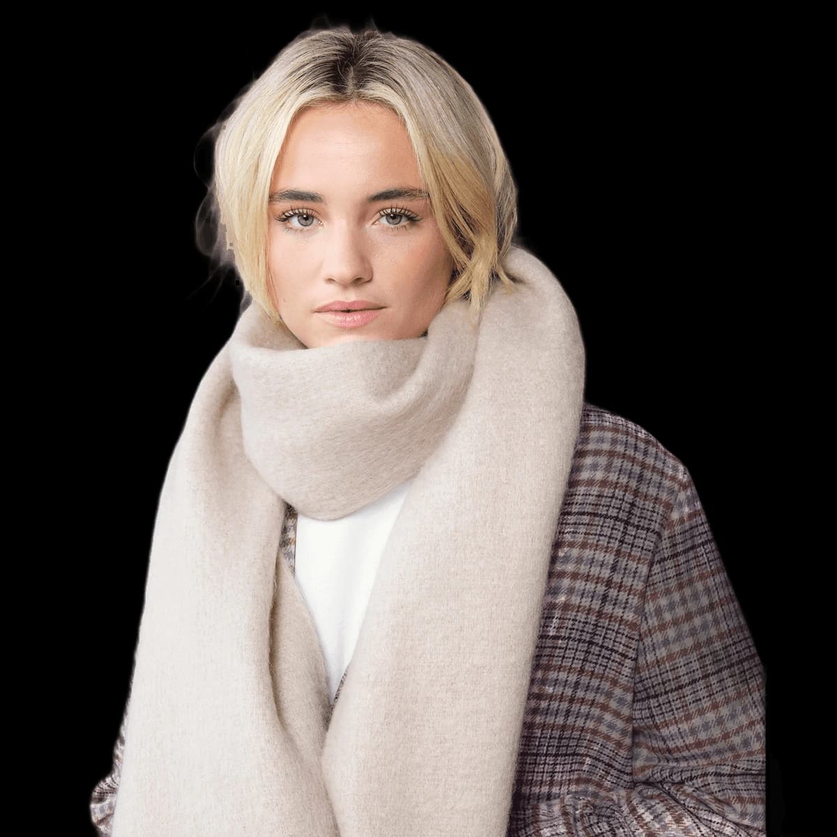 Fluffy scarf
