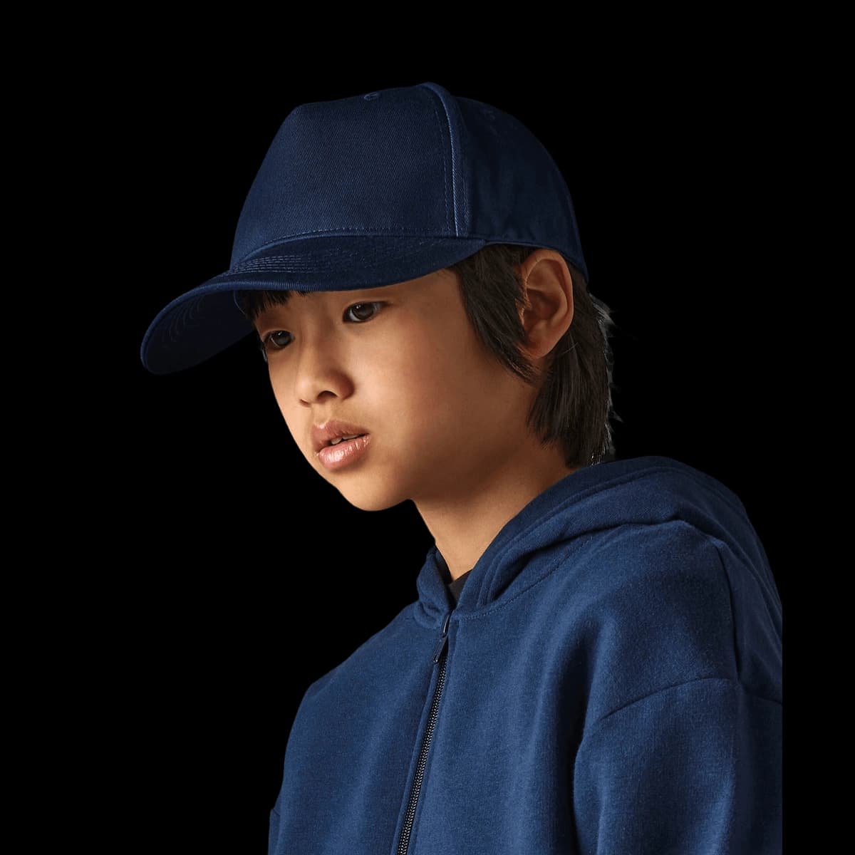 Junior organic cotton 5-panel cap