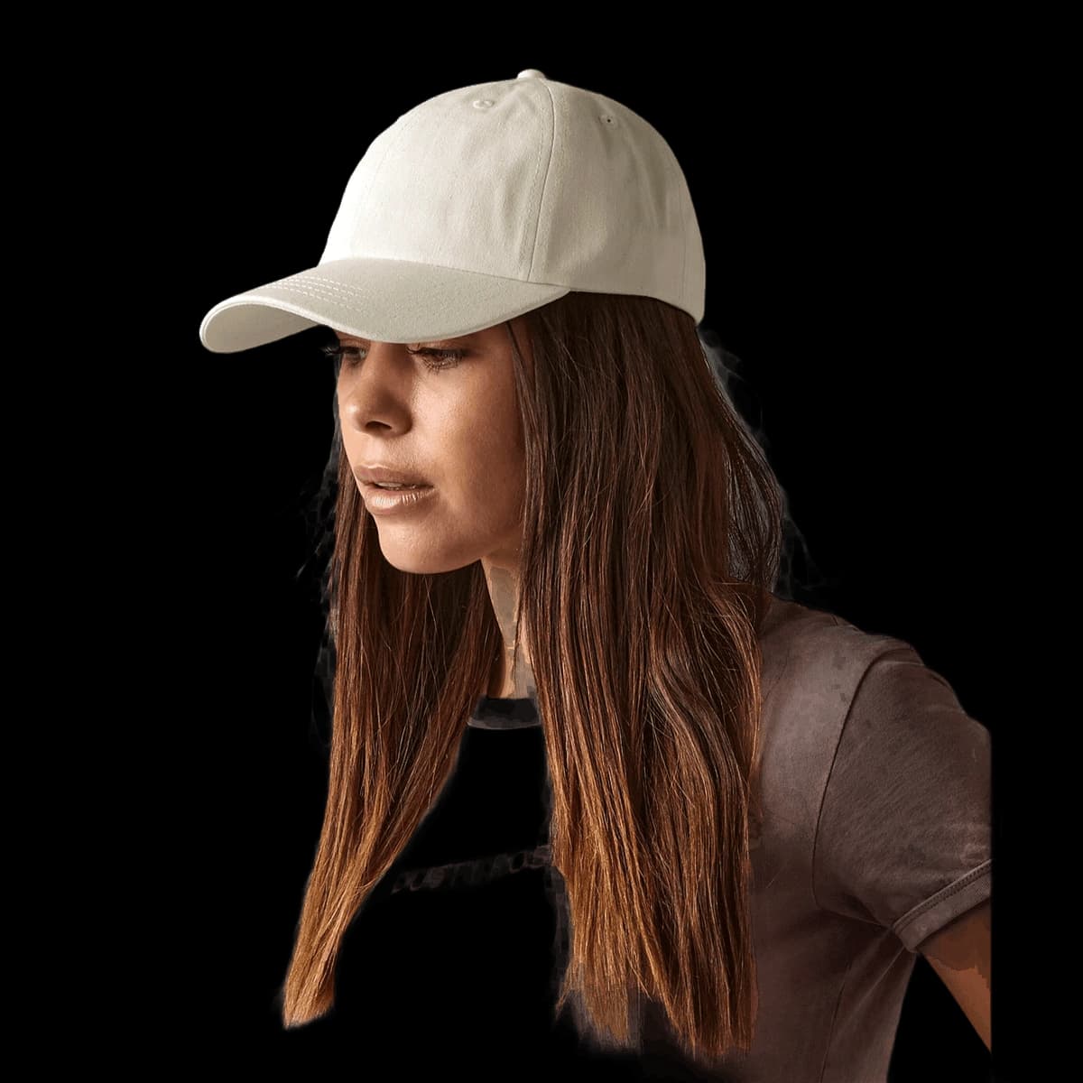 Organic cotton 6-panel dad cap