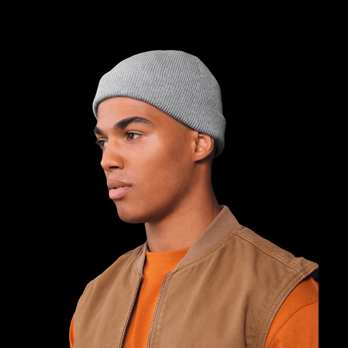 Organic cotton fisherman beanie