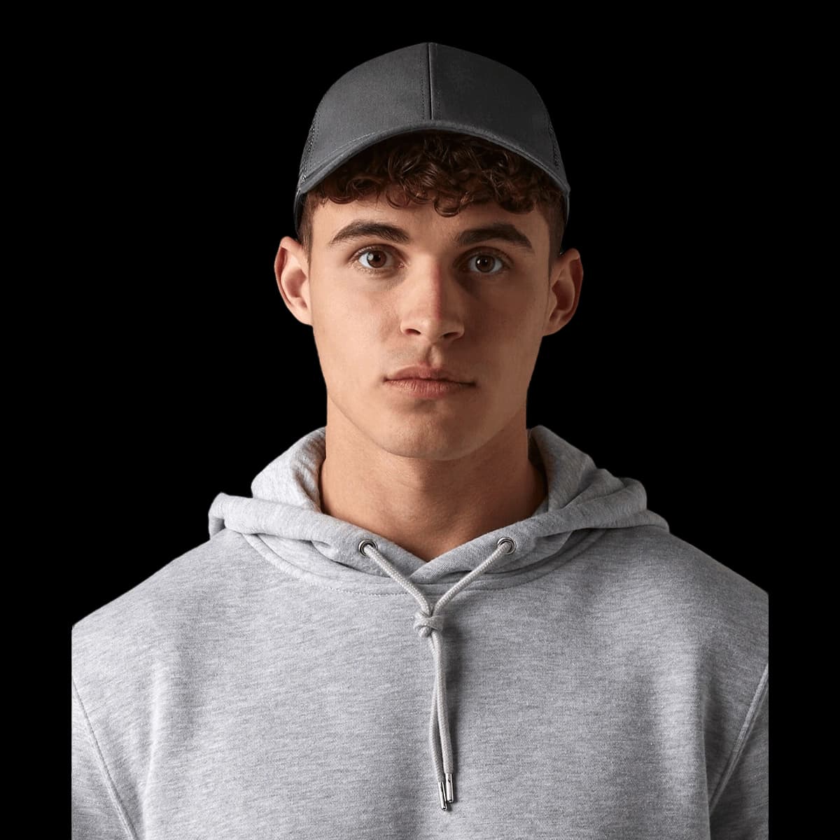 Organic cotton trucker