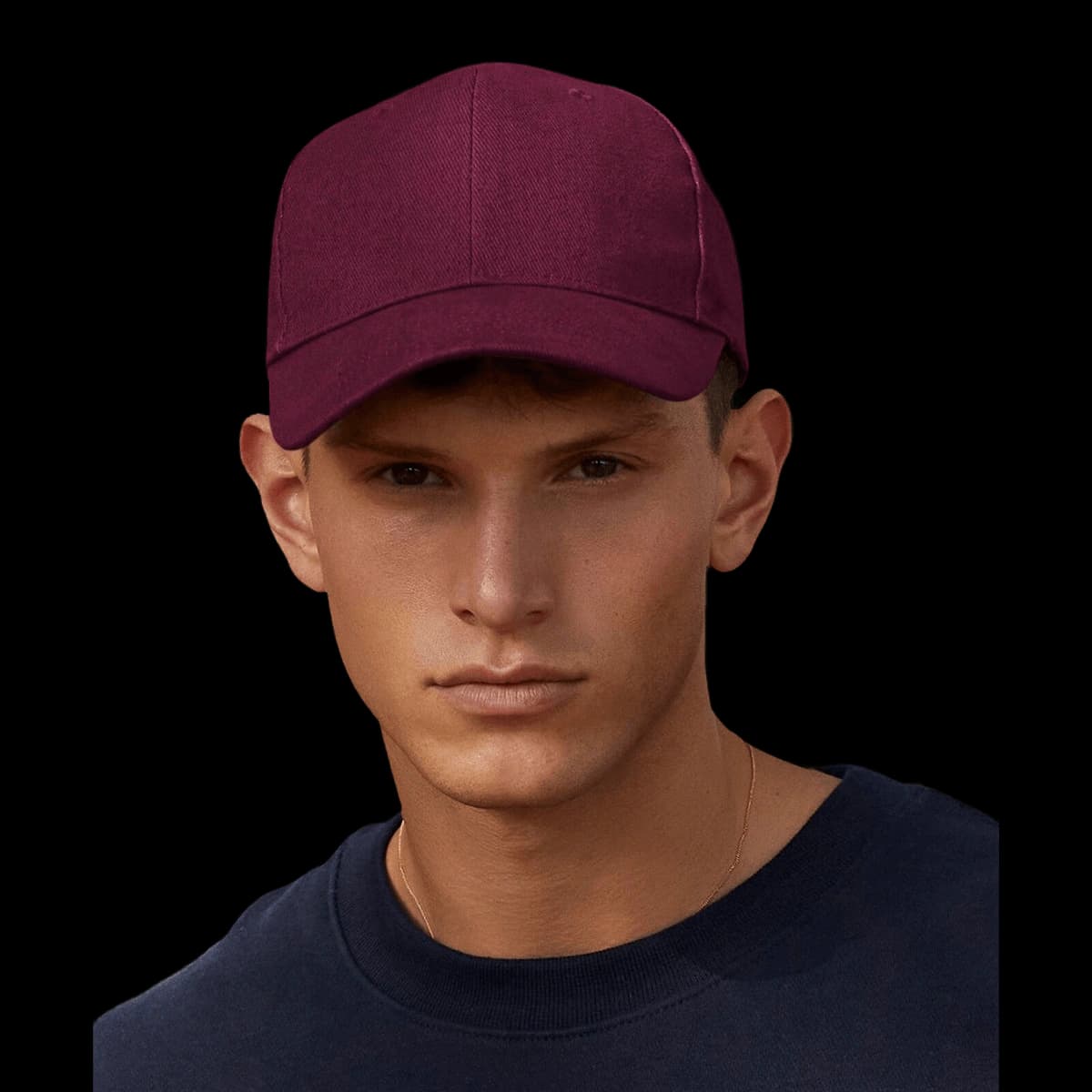 Pro-style heavy brushed cotton cap