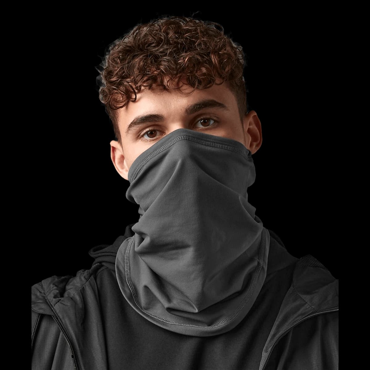 Softshell sports tech neck warmer