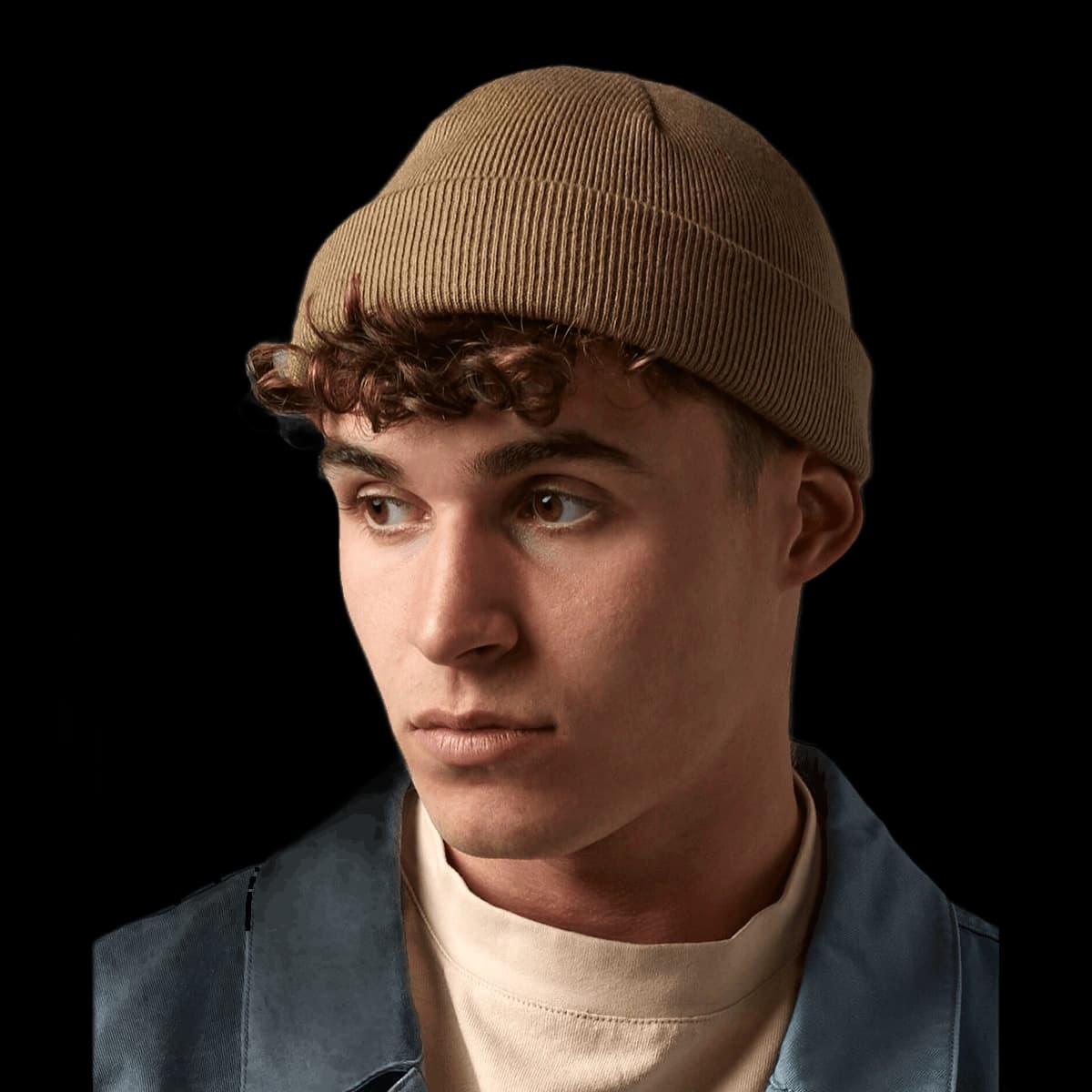Recycled mini fisherman beanie