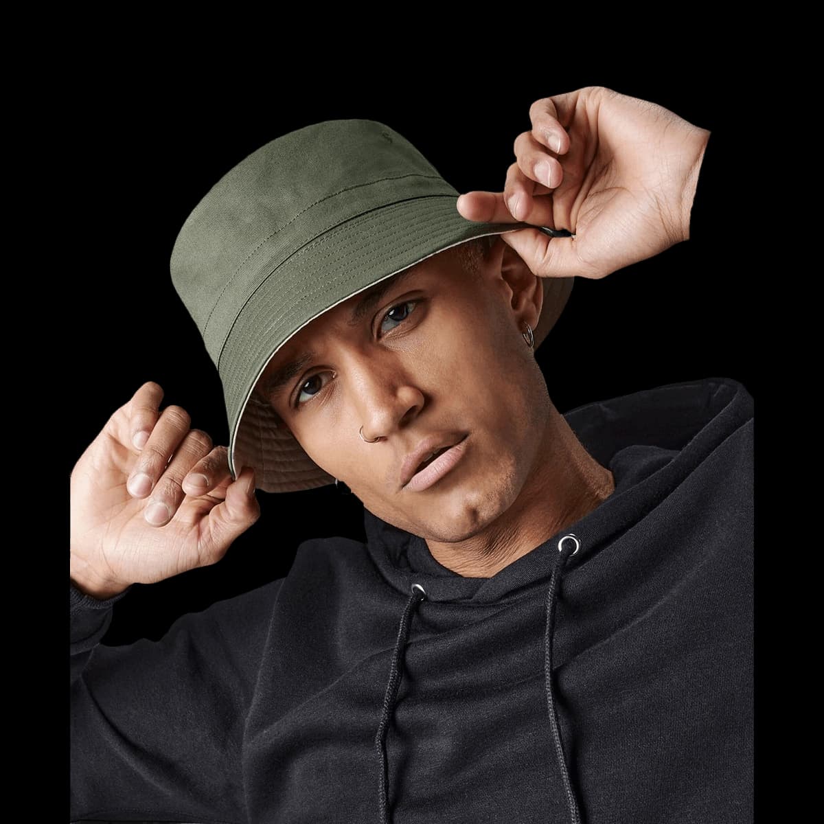 Reversible bucket hat