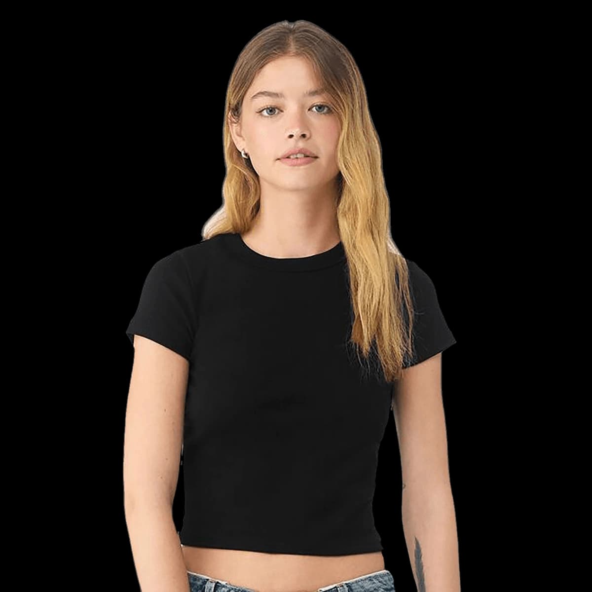 Women’s micro rib baby t-shirt