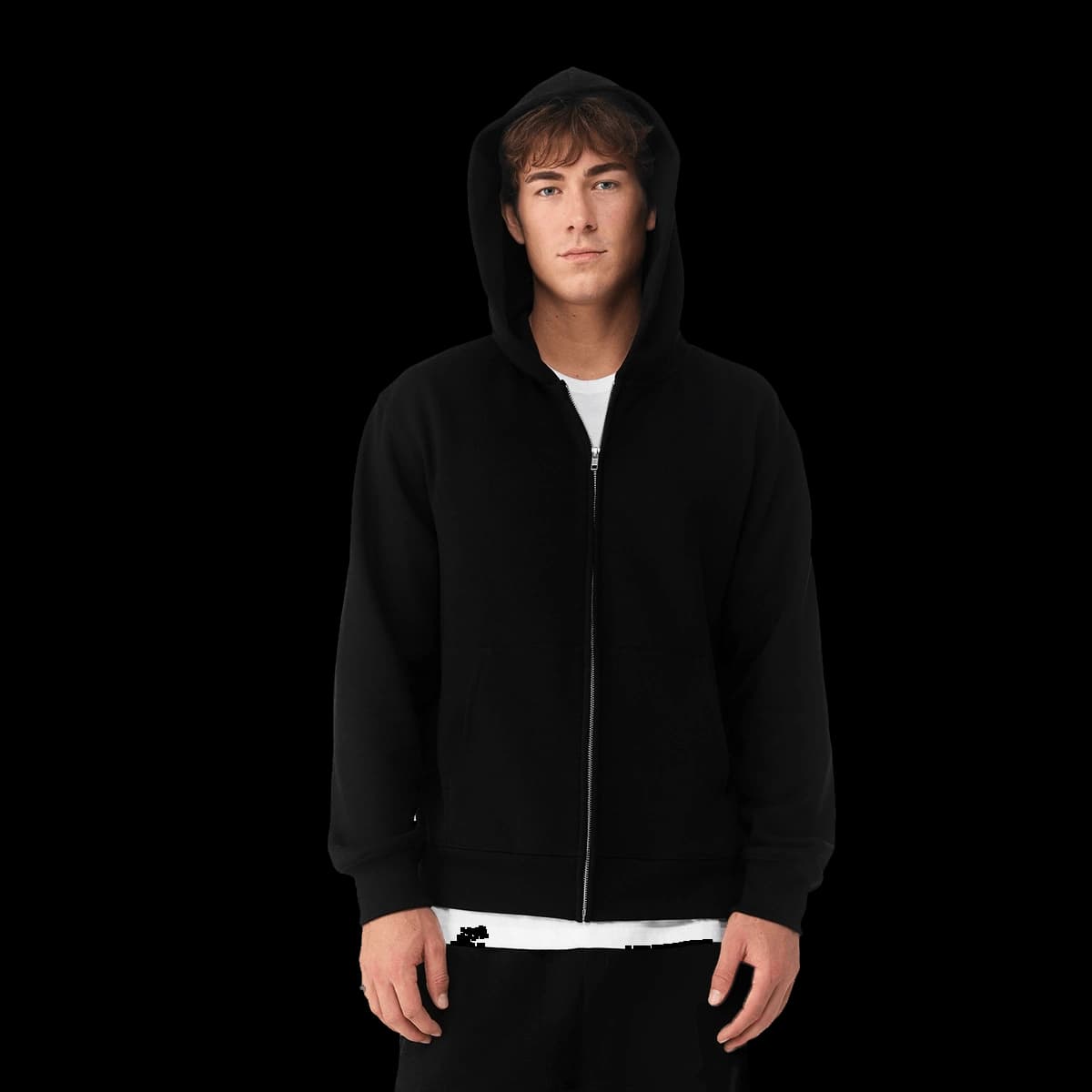 Unisex heavy full-zip hoodie