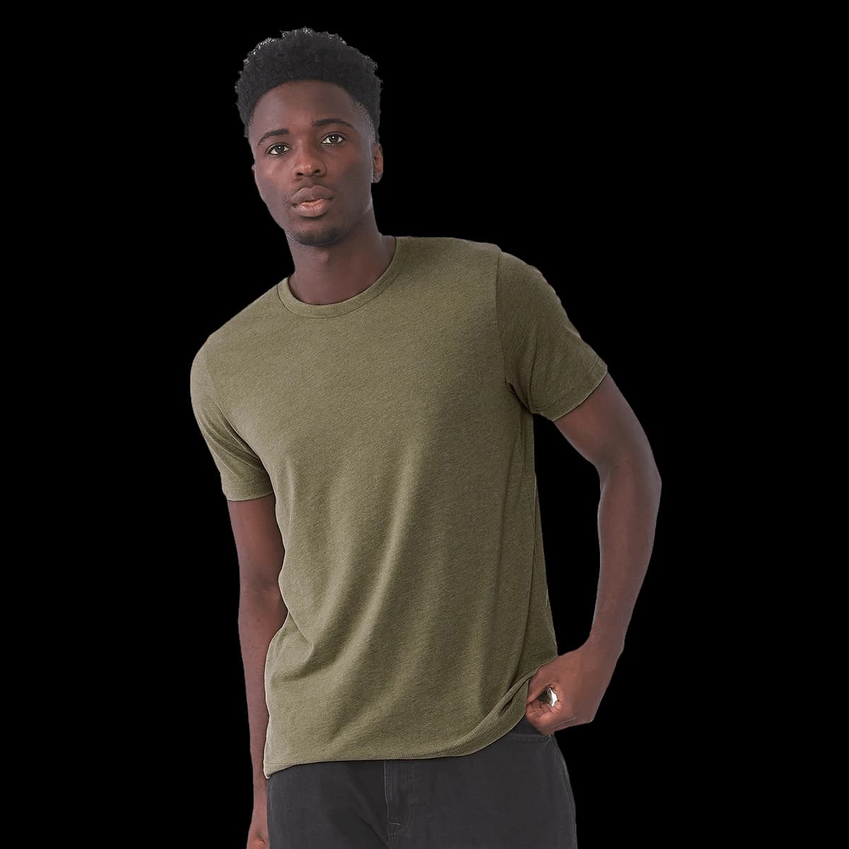 Unisex sueded tee