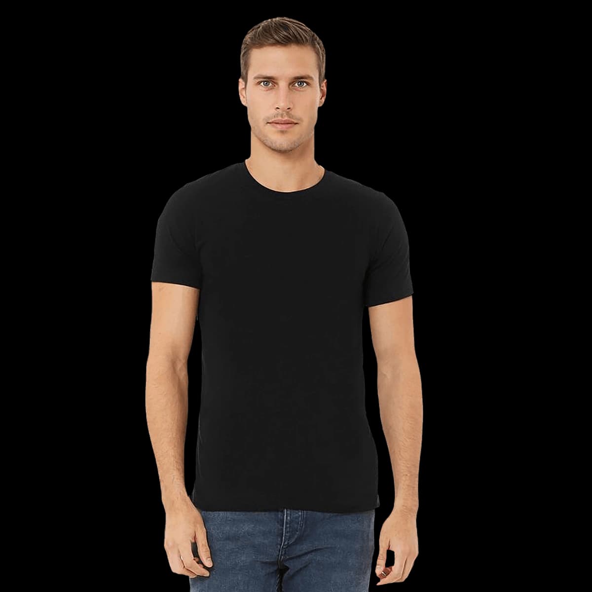 Unisex heather CVC short sleeve t-shirt