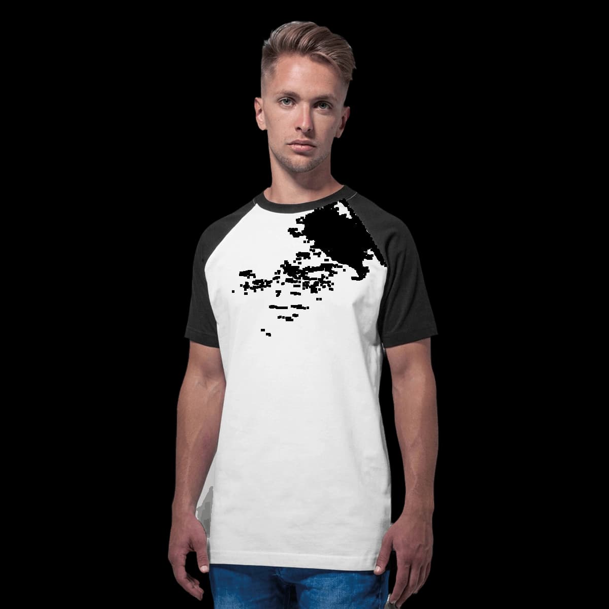 Raglan contrast tee