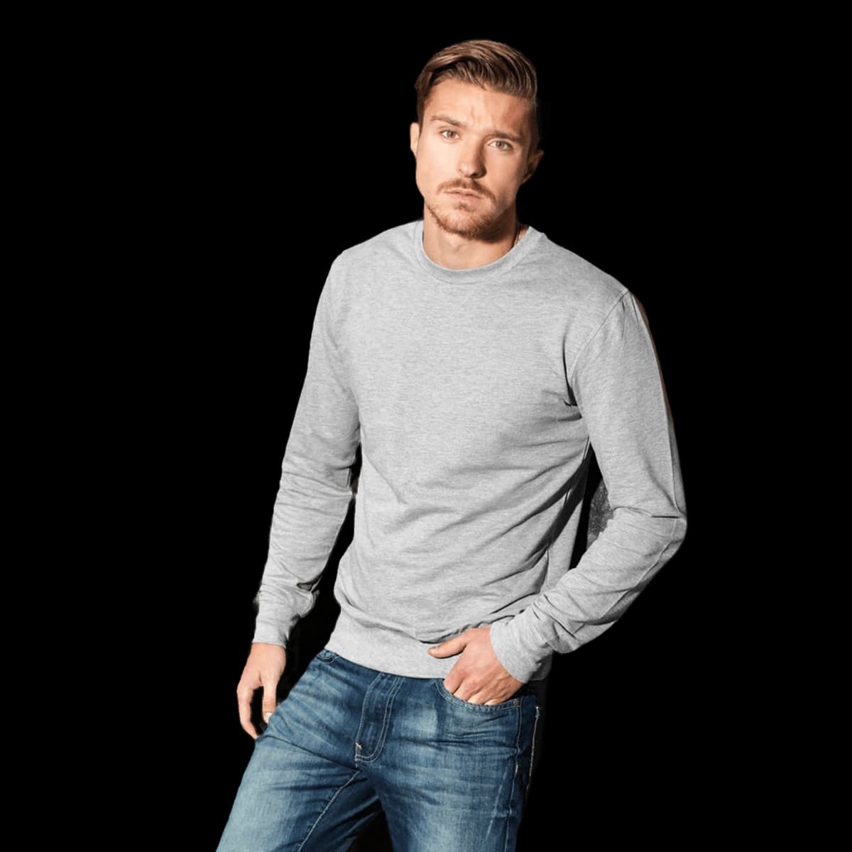 Light crew sweatshirt