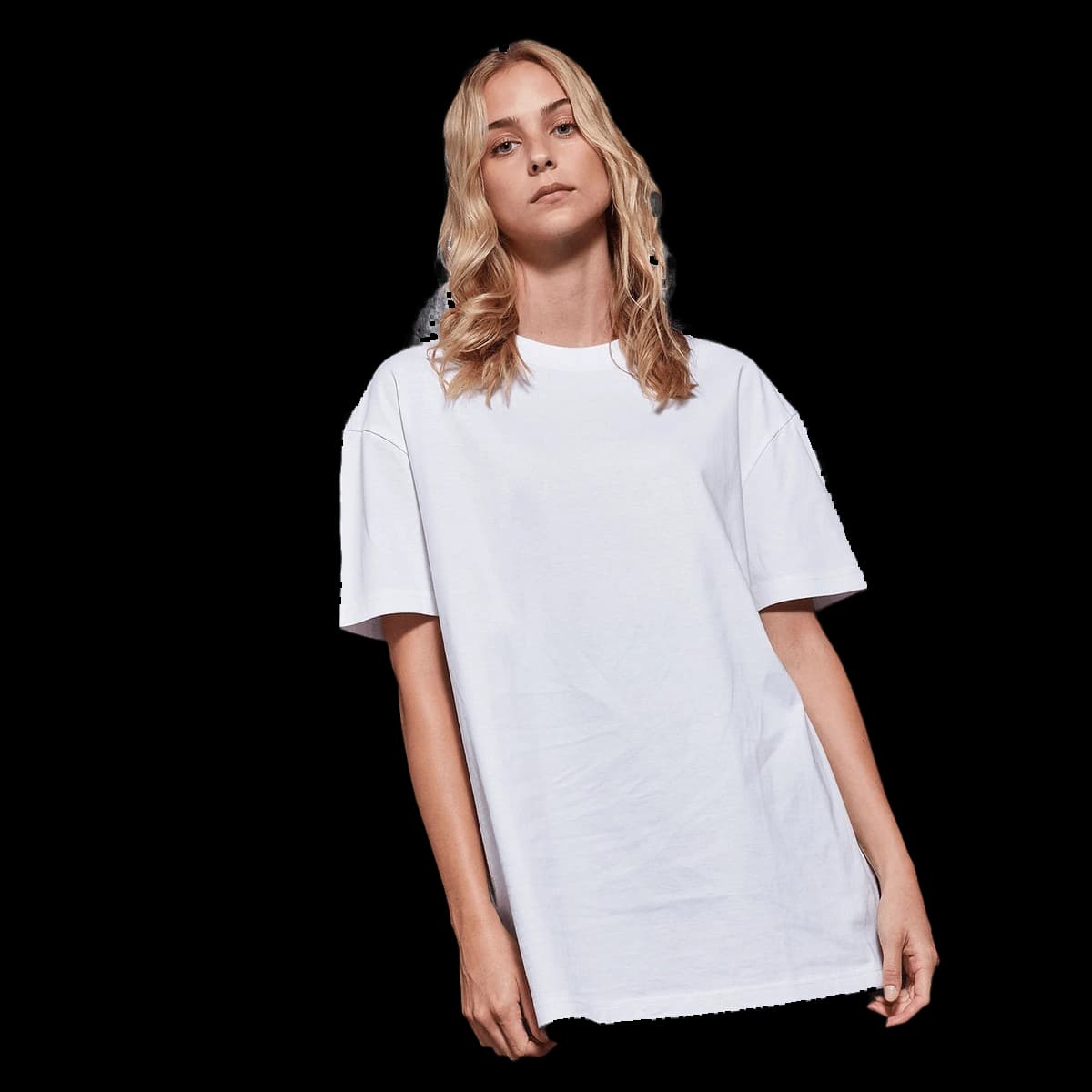 Women's oversized boyfriend tee
