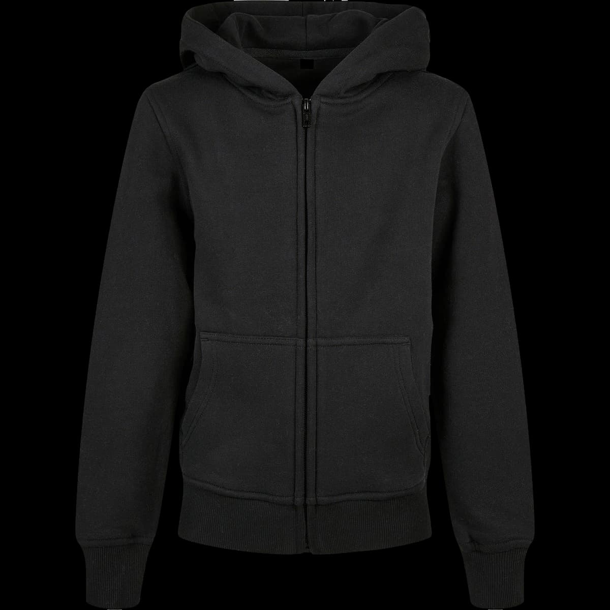 Organic kids basic zip hoodie