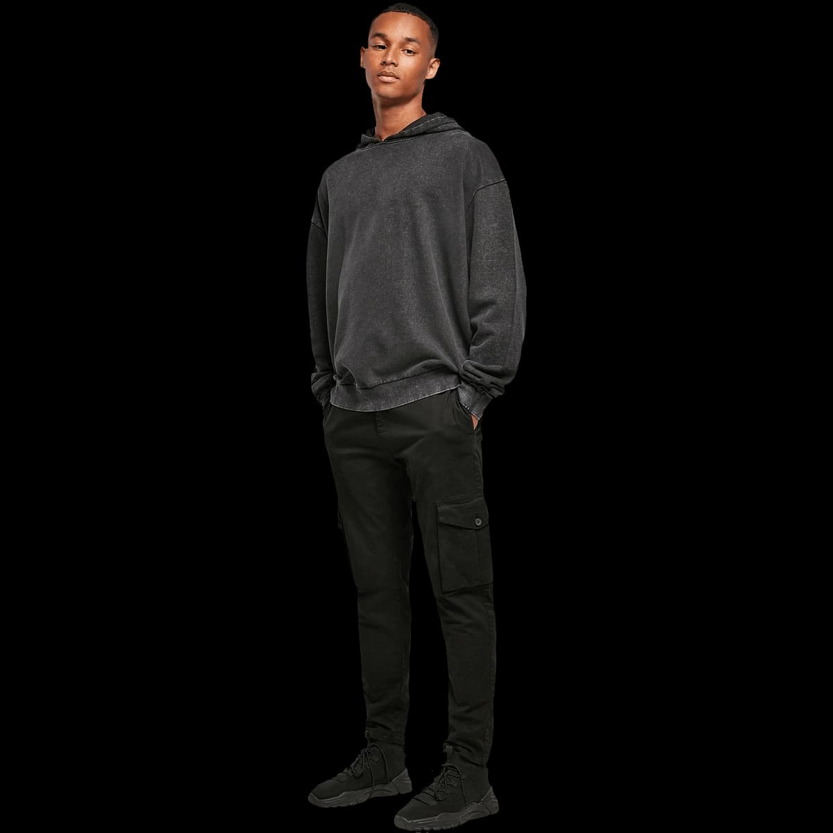 Acid washed oversize hoodie