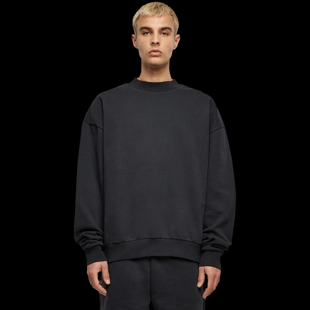 Ultra-heavy cotton crew neck
