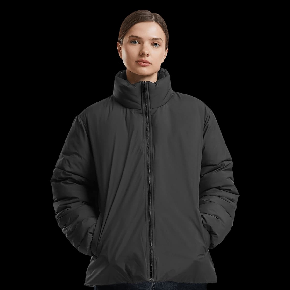Women’s loose puffer jacket