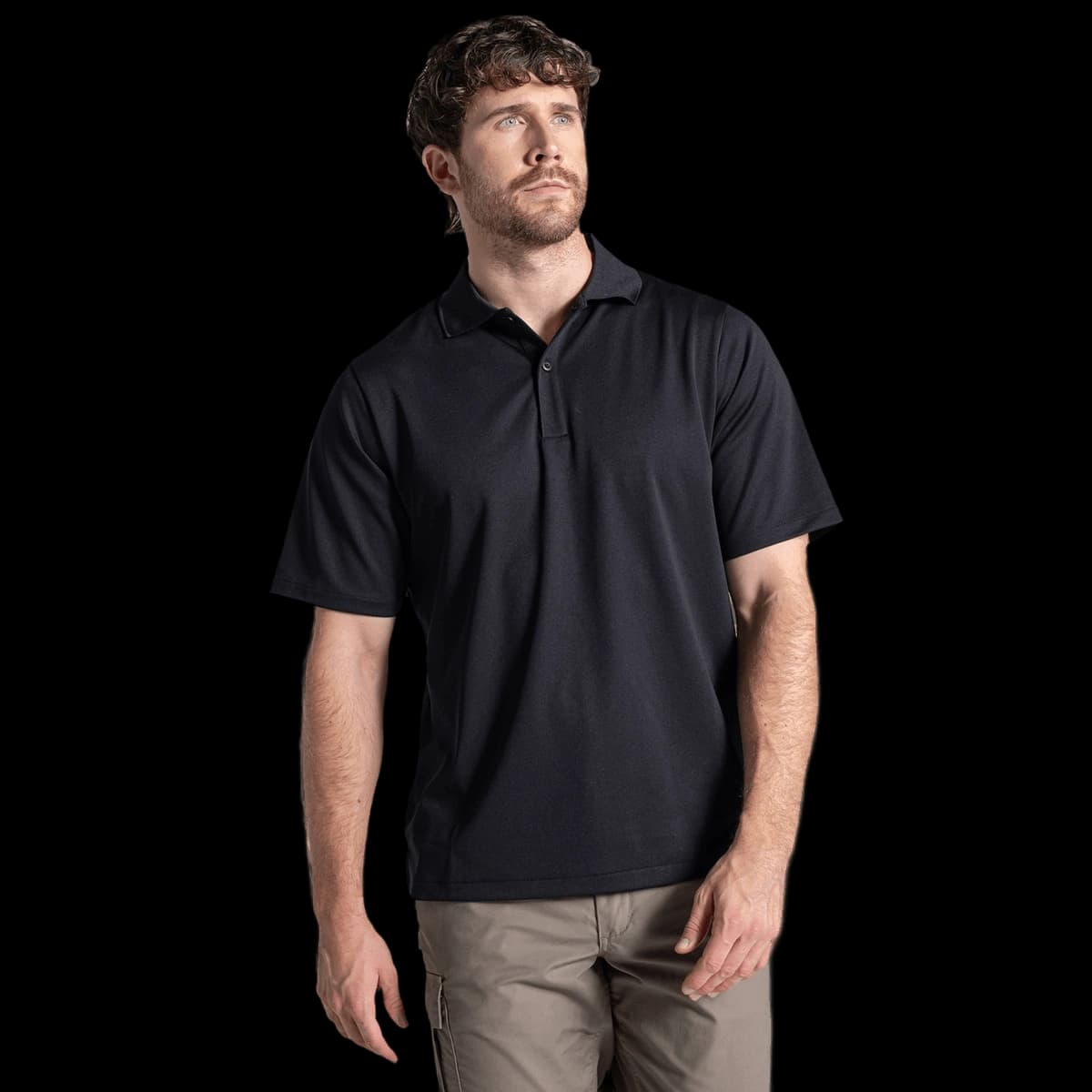 Expert Basecamp wicking polo shirt