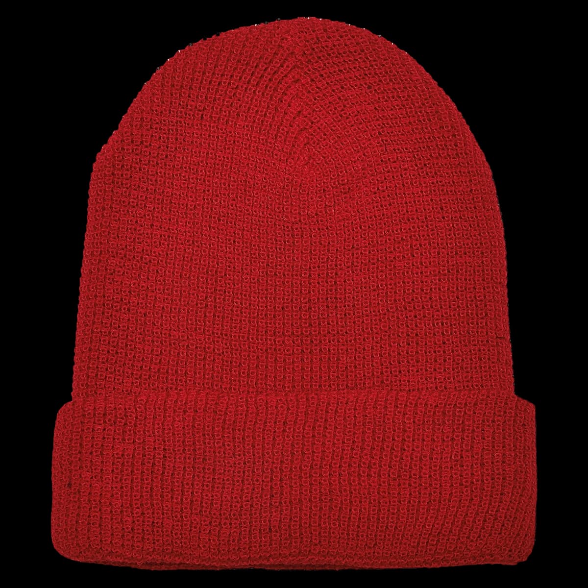Recycled yarn waffle knit beanie (1505RY)