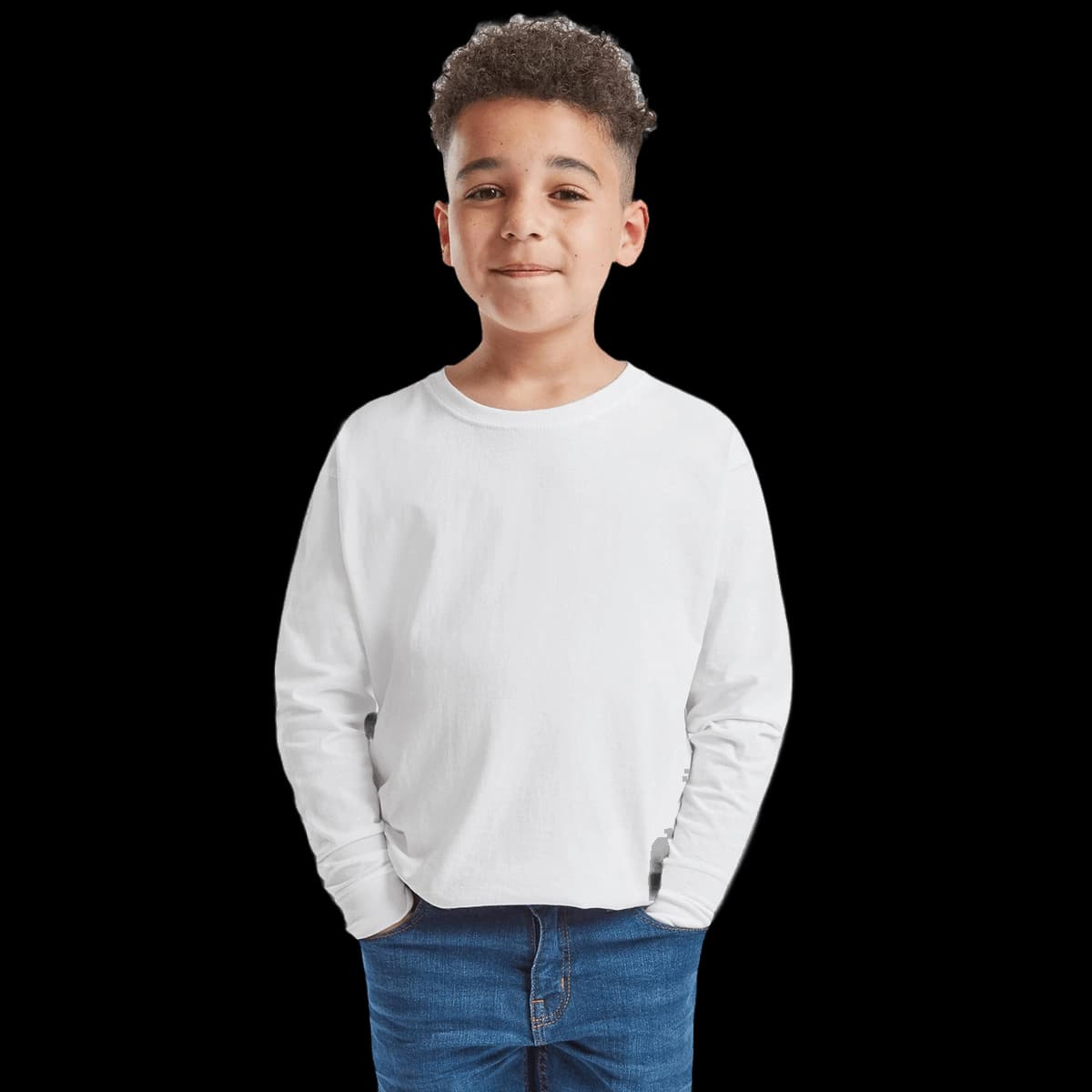Kids long sleeve valueweight T