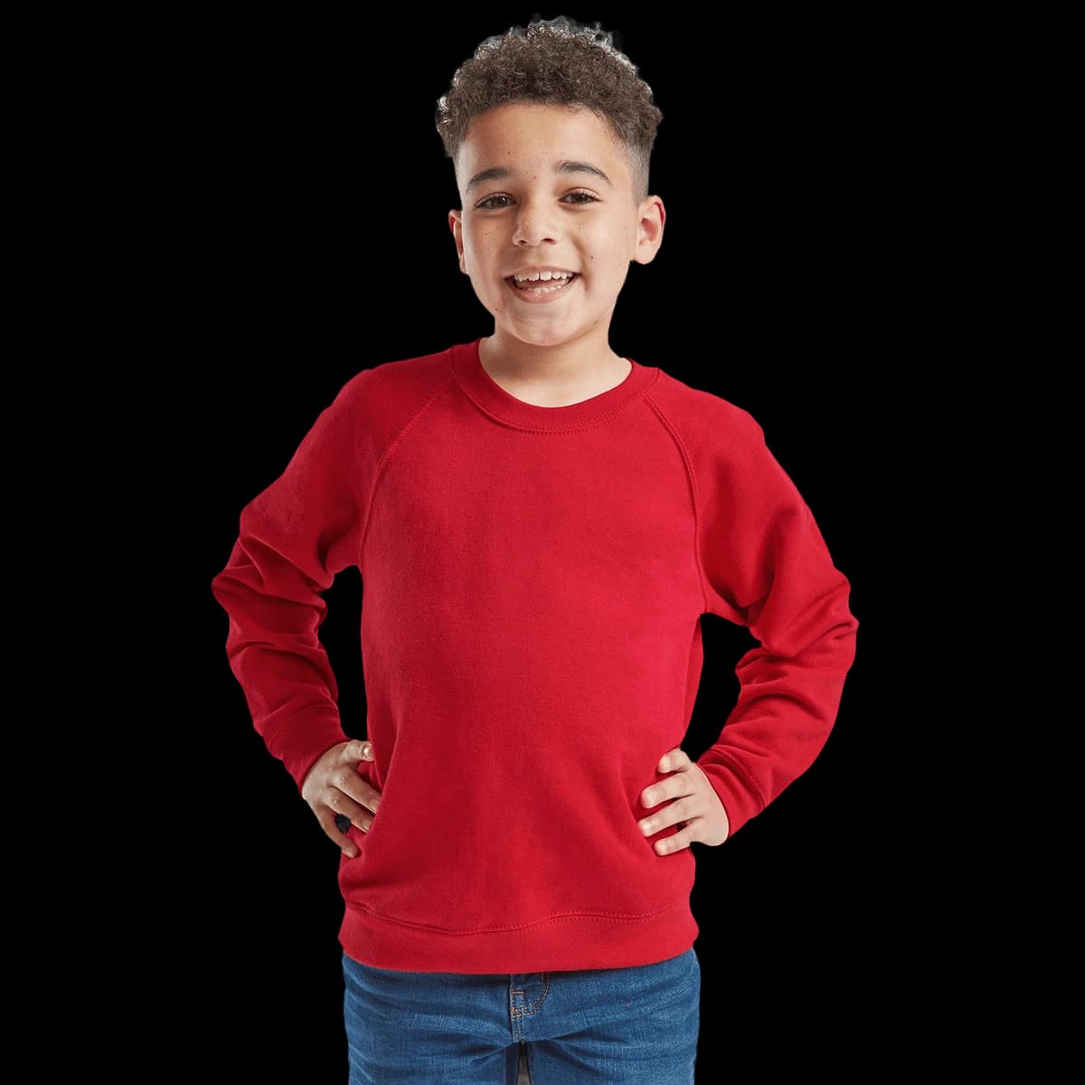 Kids classic raglan sweatshirt