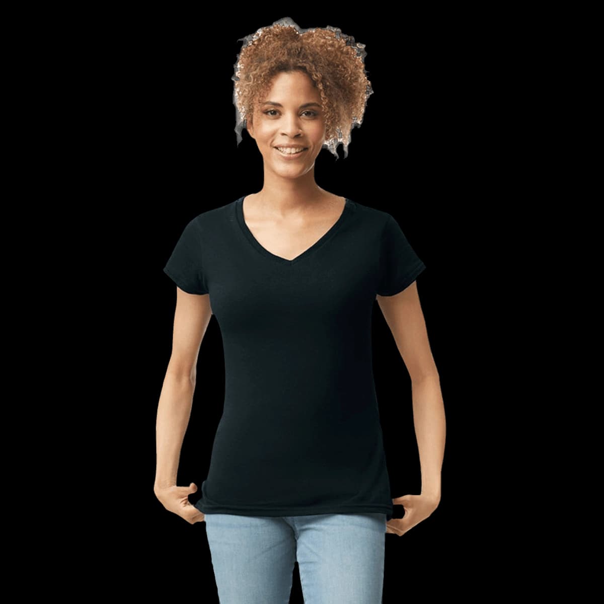 Softstyle™ women's v-neck t-shirt
