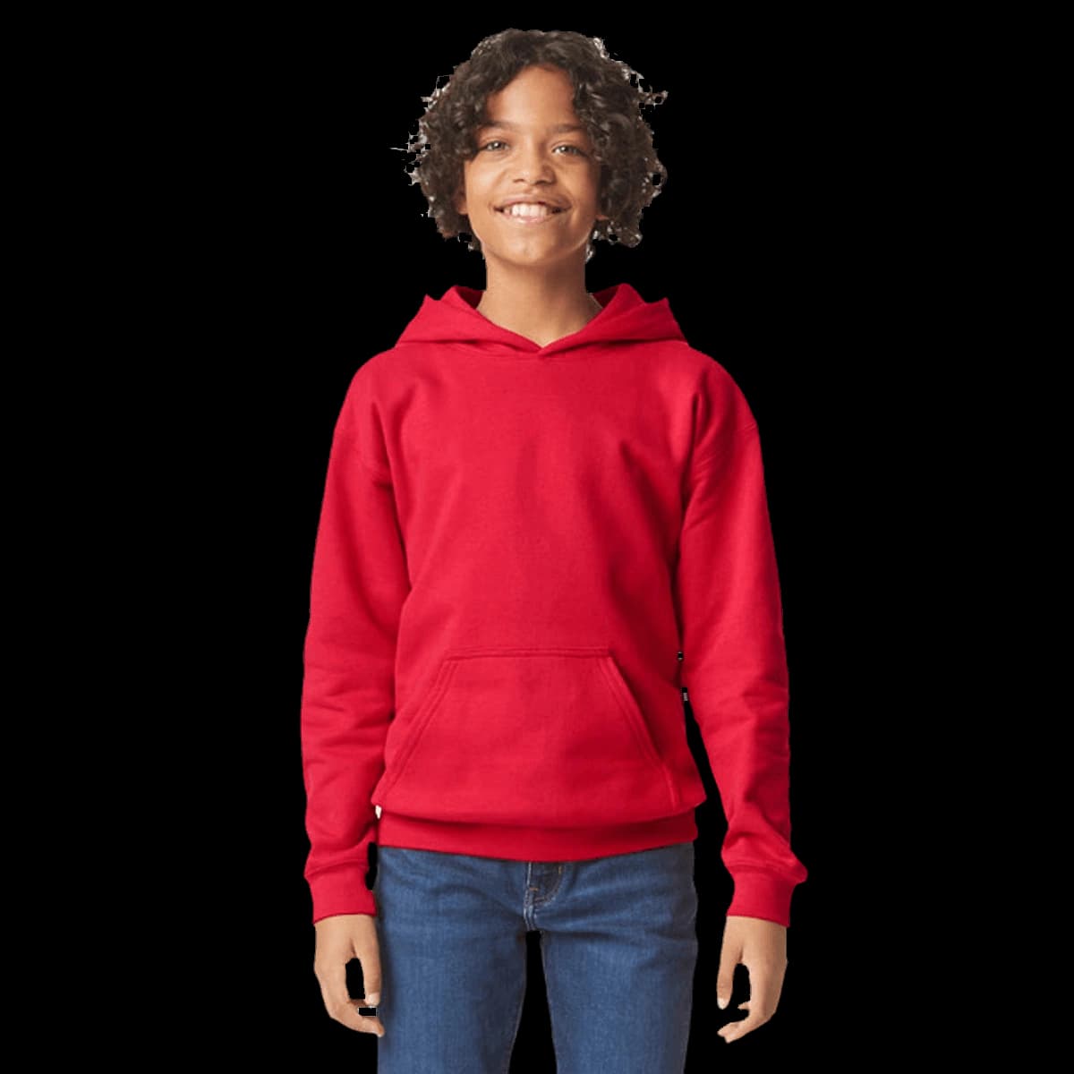 Softstyle™ midweight fleece youth hoodie