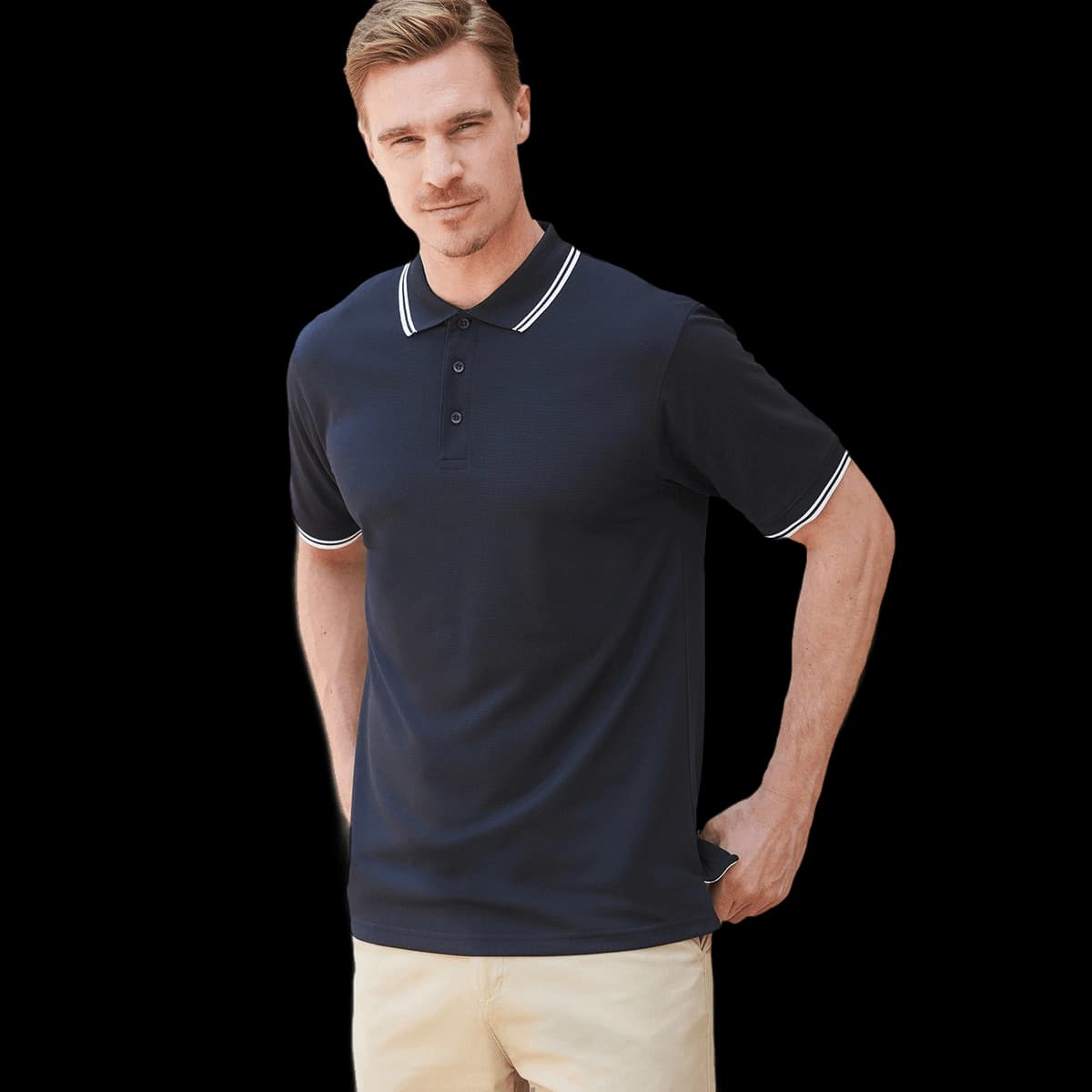 Double tipped Coolplus® polo shirt