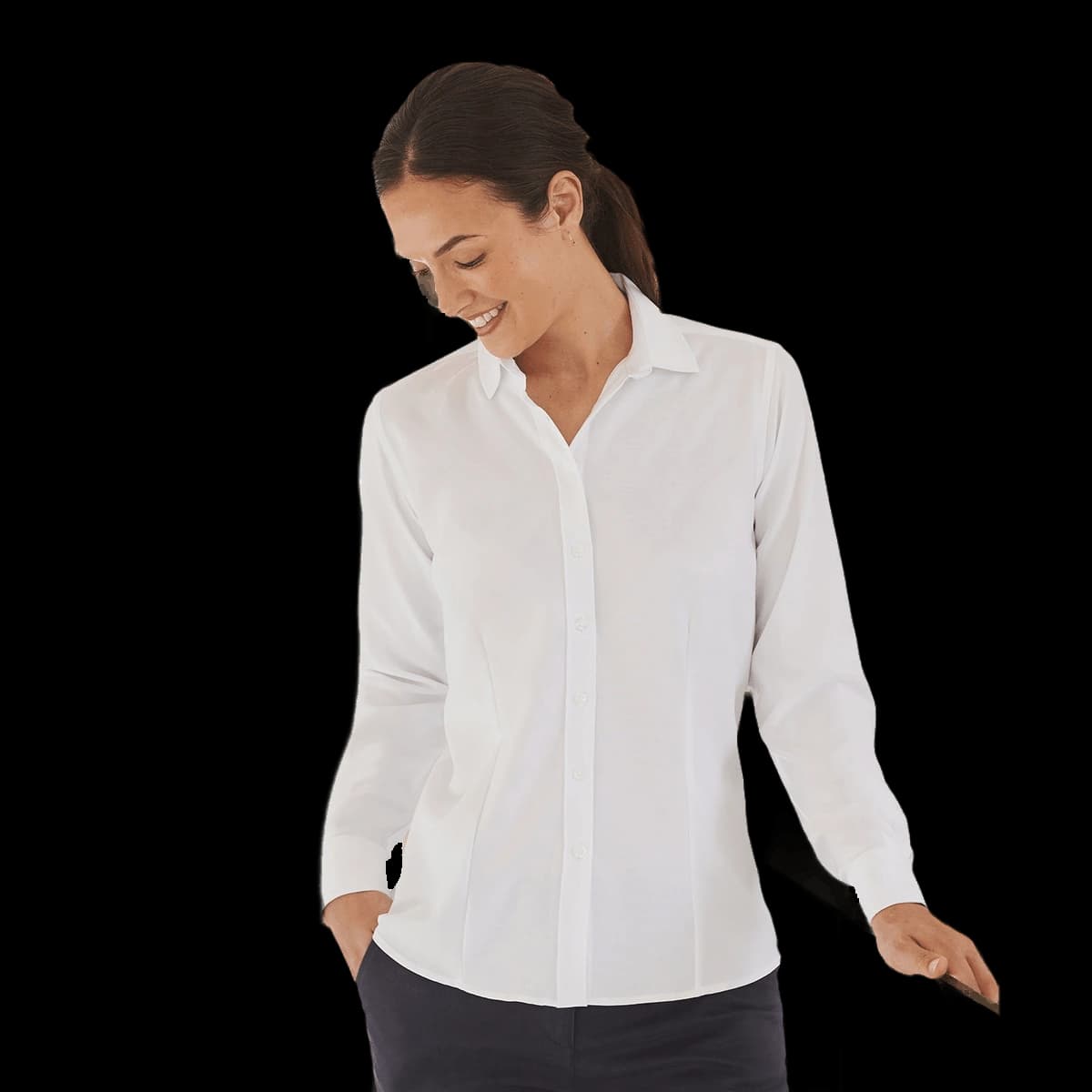 Women's wicking antibacterial long sleeve shirt