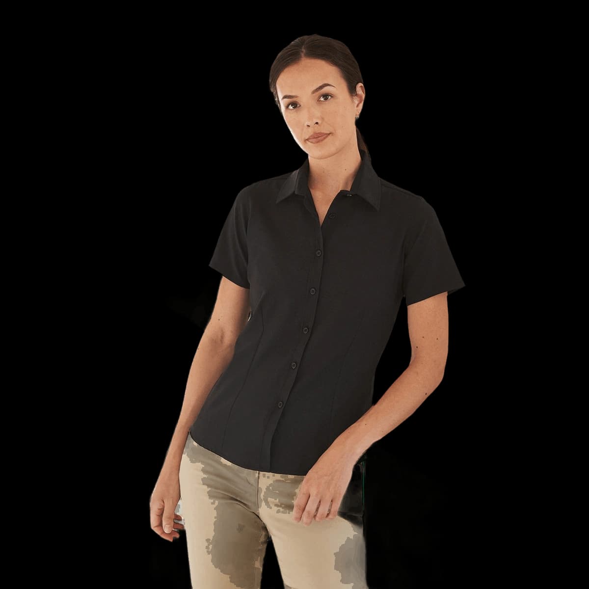 Women's wicking antibacterial short sleeve shirt