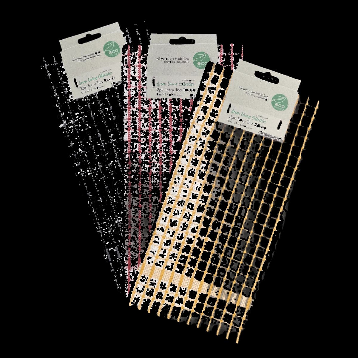 Recycled terry tea towels (2-pack)