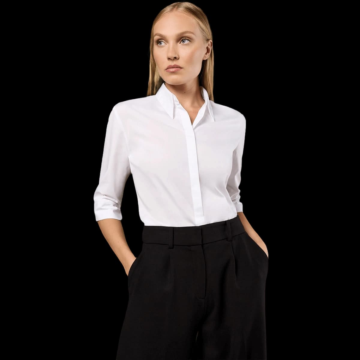 Contiental ¾ sleeve blouse womens