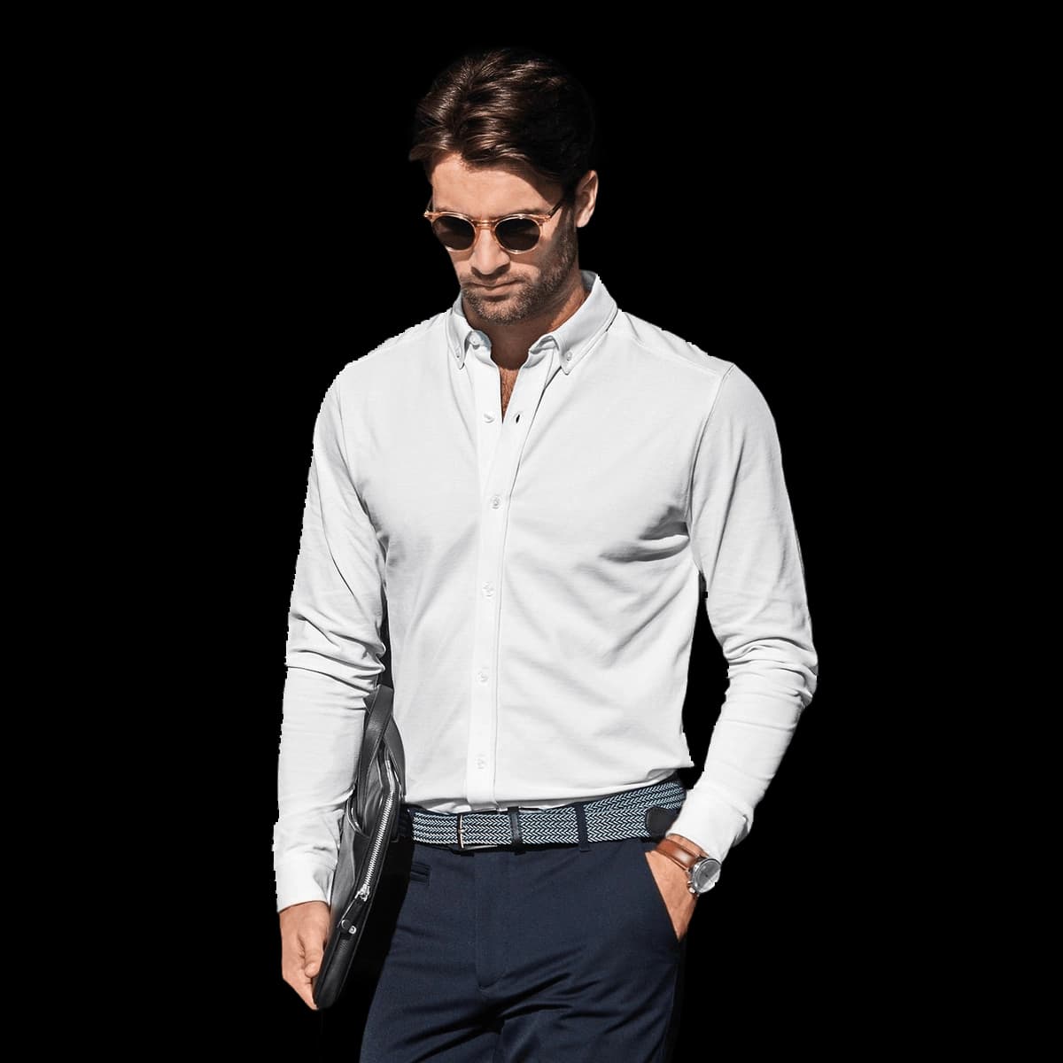 Kingston – stretch deluxe piqué shirt