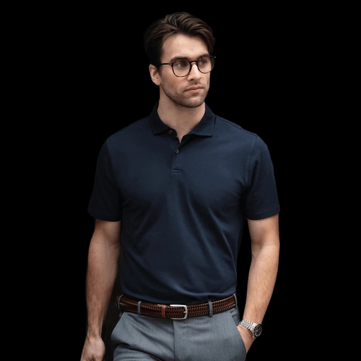 Princeton - Stretch deluxe cutaway polo