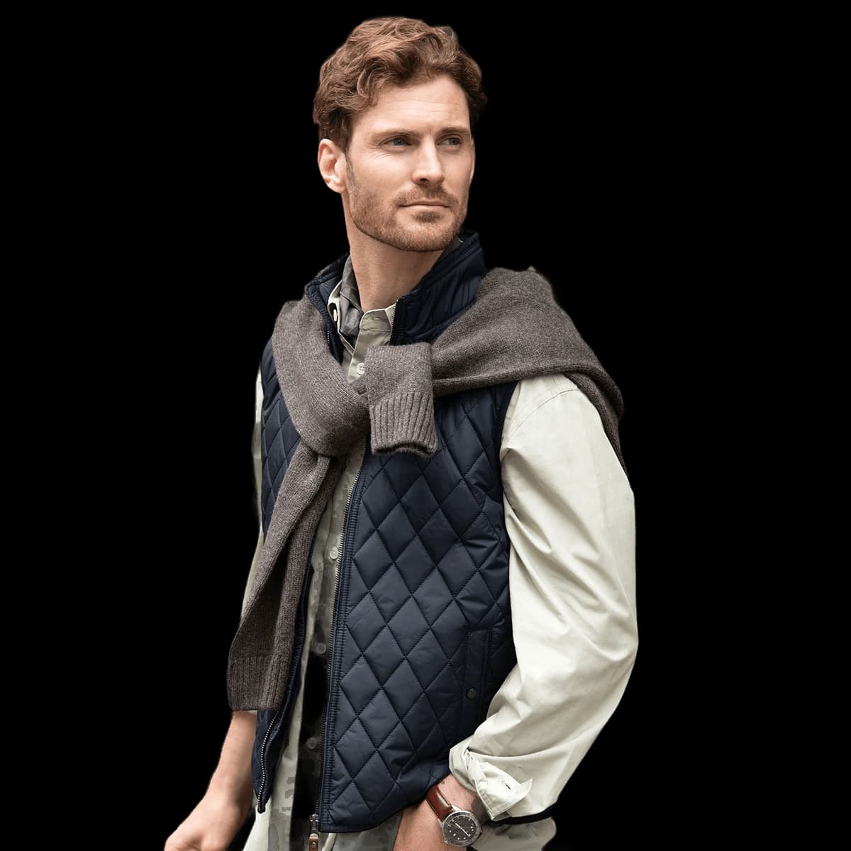 Camden – diamond quilted gilet