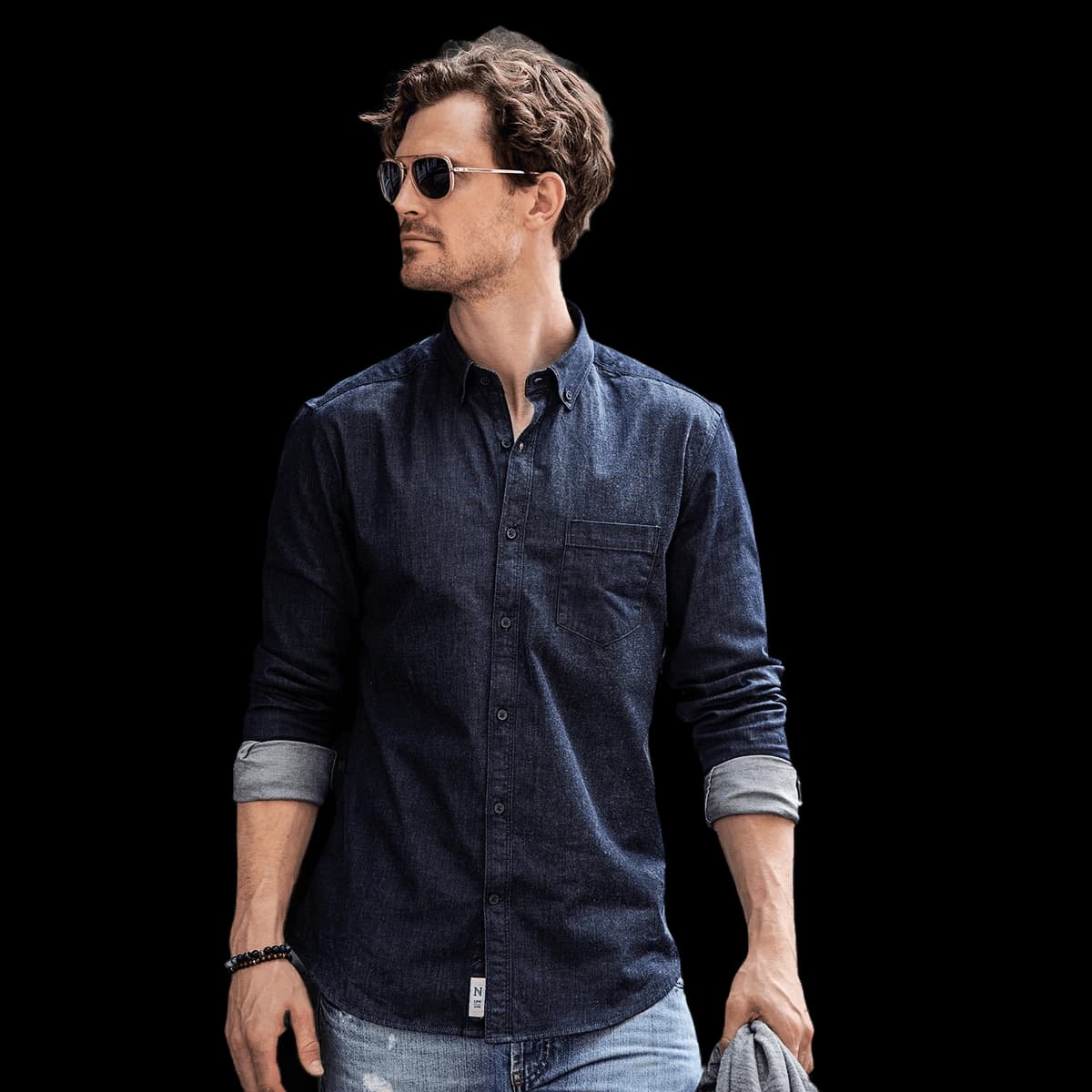 Torrance slim fit – raw and stylish denim shirt