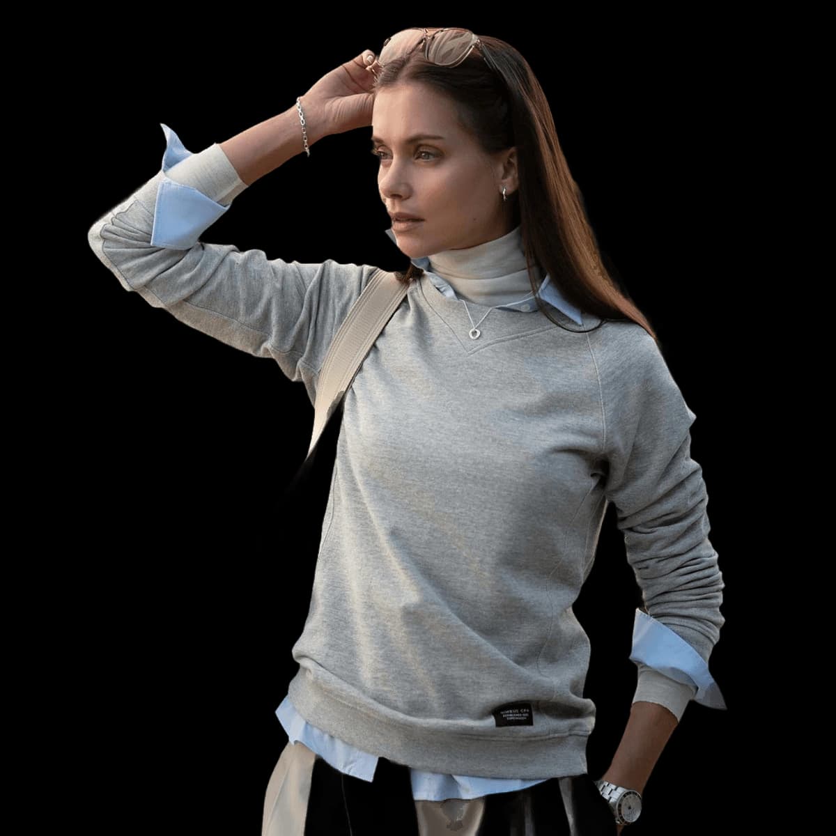 Women’s Newport – luxury lightweight crewneck