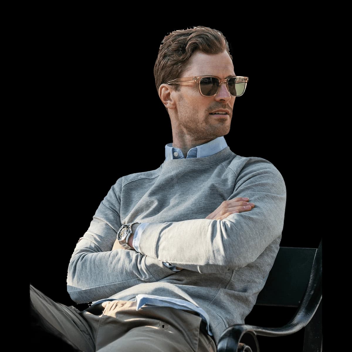 Newport – luxury lightweight crewneck