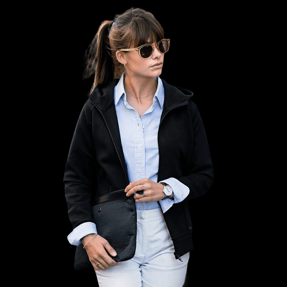 Women’s Hampton – premium double-faced hoodie