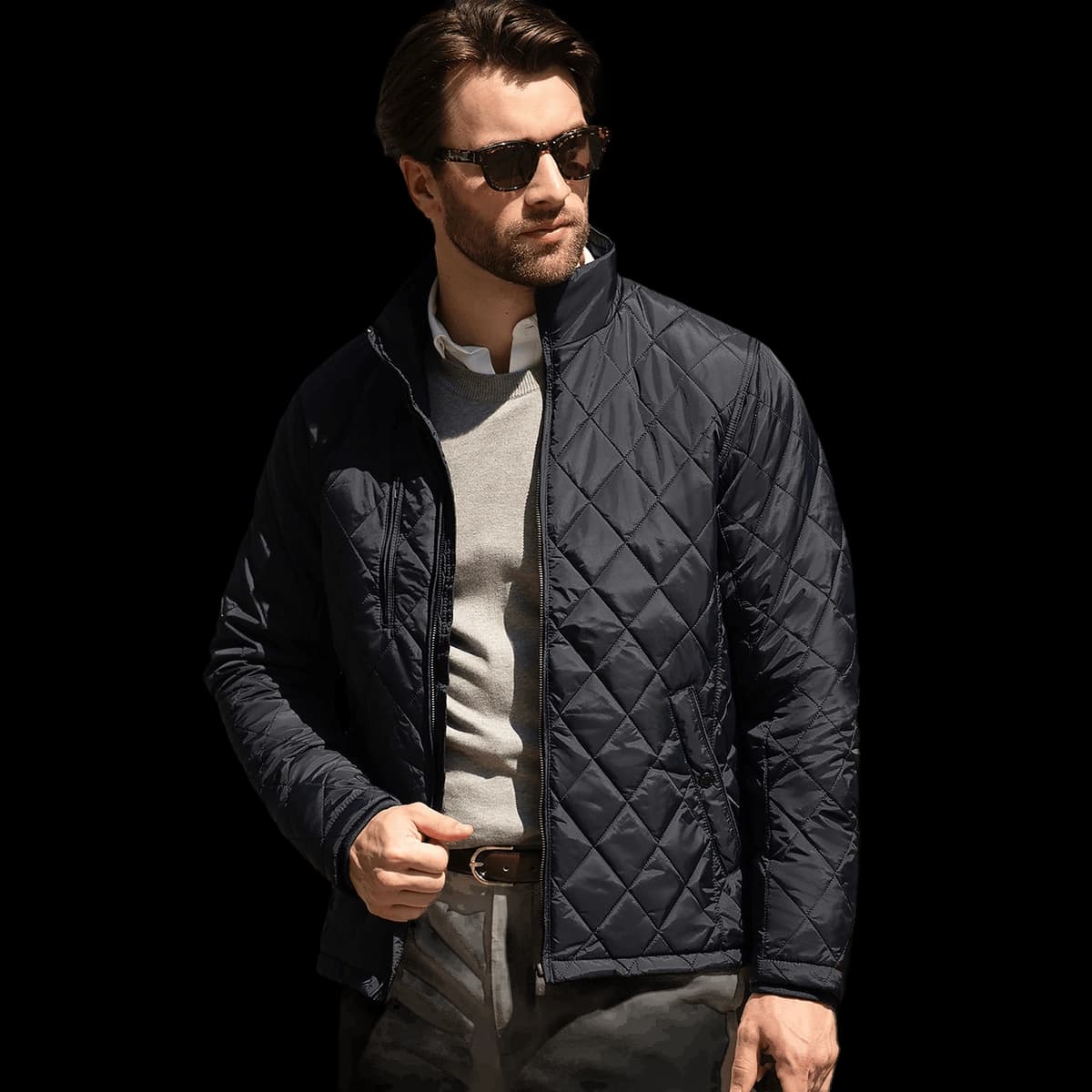 Henderson – stylish diamond quilted jacket